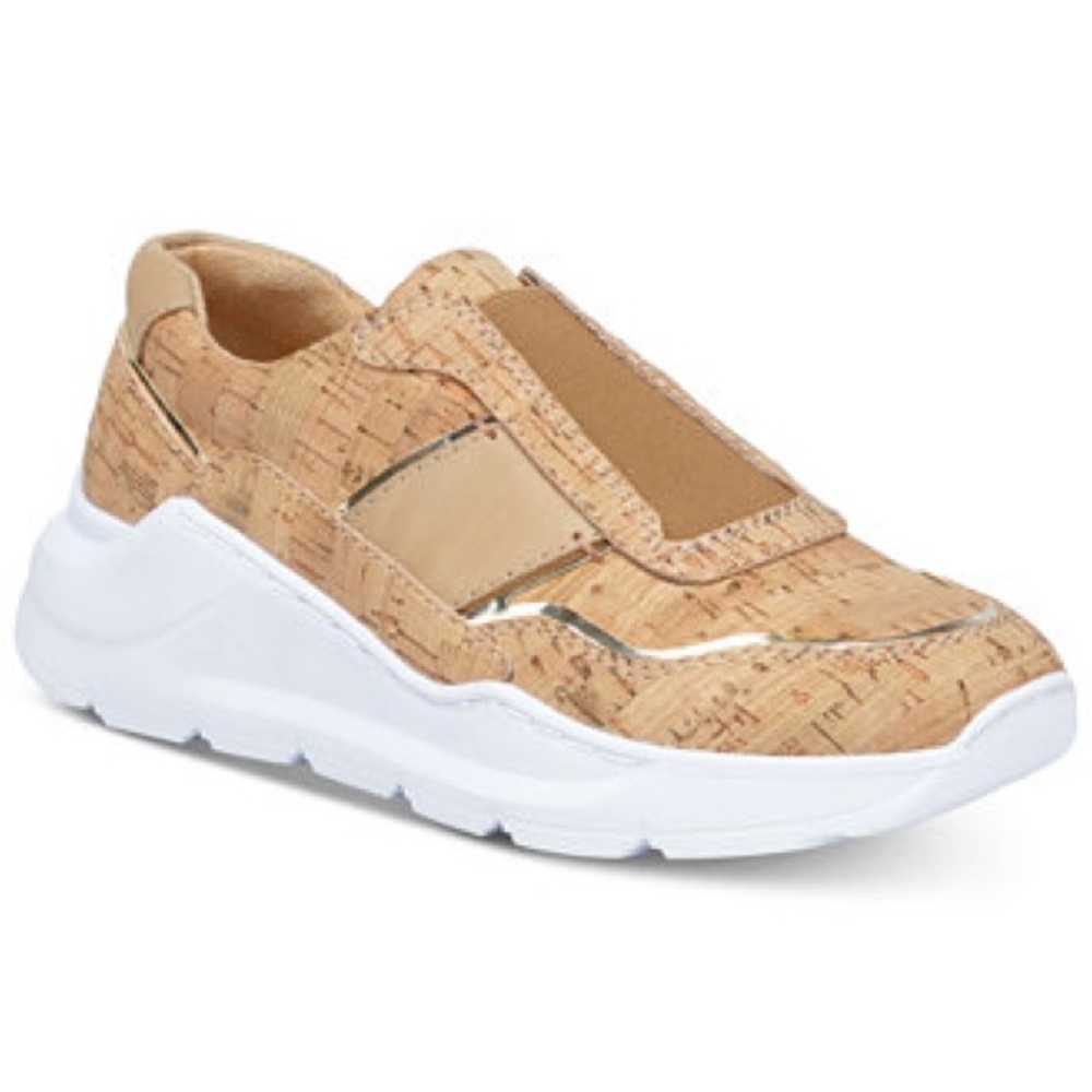 Donald J. Pliner Karli Cork Platform Sneakers Beige/White‎ Size 9M A2